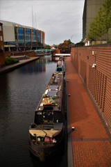 Naklejka premium Birmingham canal network view