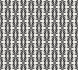 Fototapeta premium Elegant Damask Floral Vector Seamless Pattern. Decorative Flower Illustration. Abstract Art Deco Background.