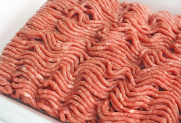 Close up of Lean ground beef
