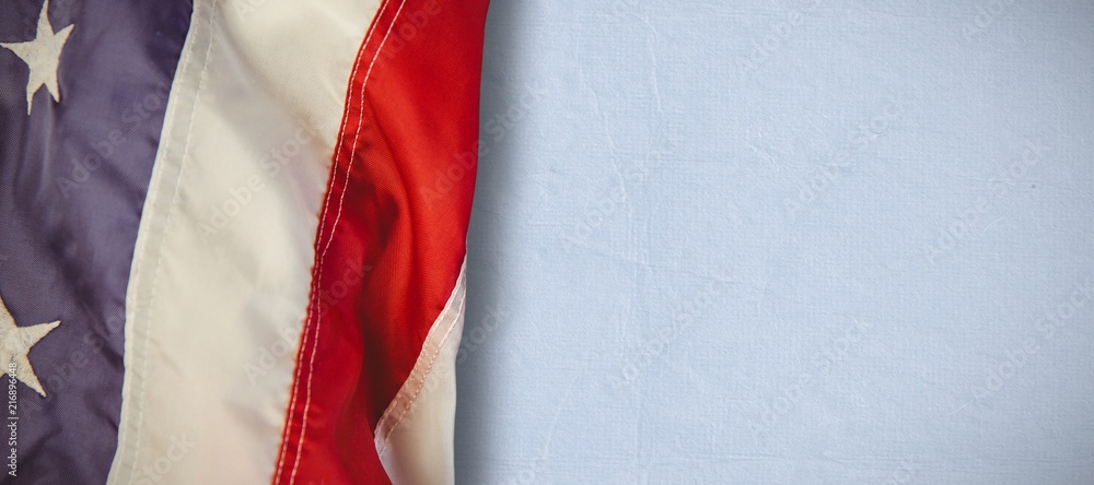 Poster composite image of us flag