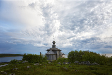 Andreevskiy skit of the Solovetsky monastery on the Bolshoi Zayatsky Island