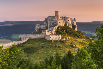 Spiš Castle (Slovakia) on Summer Morning