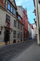 Stara ulica w Rydze