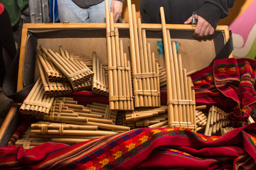 Musical instrument indian flute © Luis