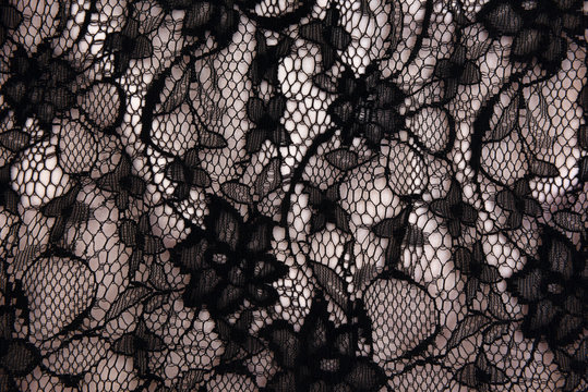 sexy retro negligee material. Decorative pattern of a womans vintage Lingerie.