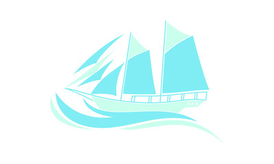 Ship logo template