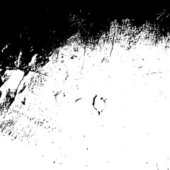 Grunge black textures on white background. Template for business card, banner, poster, notebook, invitation with modern hand drawn ink grunge textures