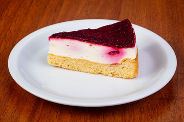 Delicious raspberry souffle