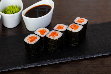 Appetizing fish roll