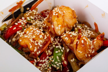 Cellophane noodles with shrimp