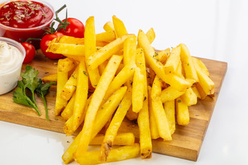 French potato with sauce