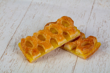 Delicious puff pastry