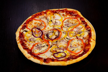 Delicious BBQ pizza