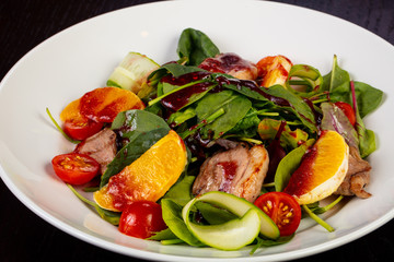 Tasty duck salad