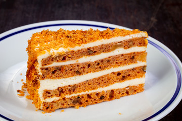 Sweet carrot cake