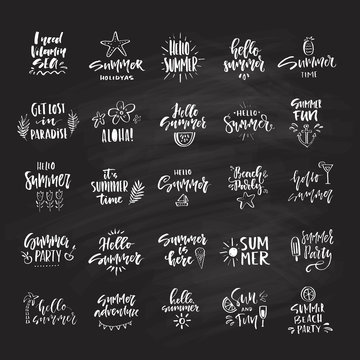 Summer Lettering