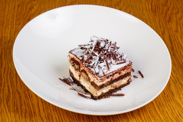 Sweet tiramisu cake