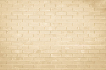 Cream and white brick wall texture background. Brickwork or stonework flooring interior rock old pattern clean concrete grid uneven bricks design stack.