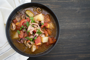 Portuguese Squid Stew (Caldeirada de Lulas)