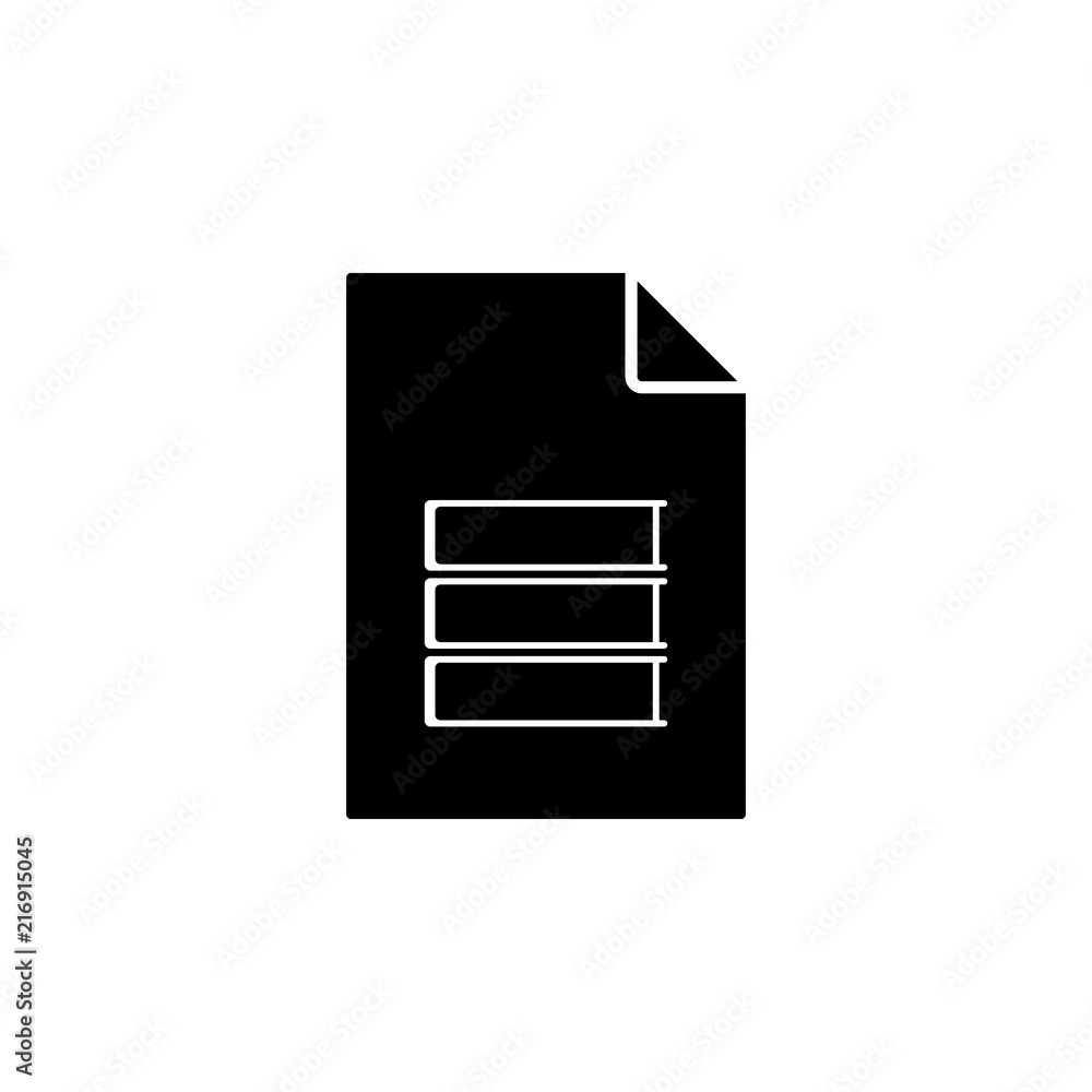 Poster folders on document icon. element of document icon. premium quality graphic design icon. signs and s