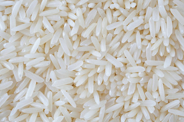 Thailand Jasmine rice texture background close up