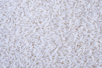Thailand white glutinous sticky rice texture background