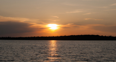 Sunrise on the lake