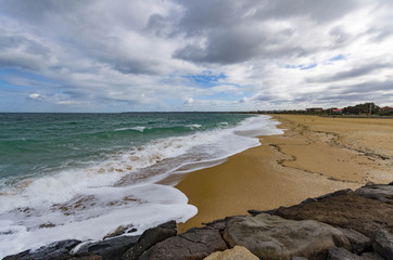 Storm Swept Beach