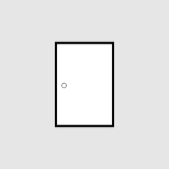 Door icon vector