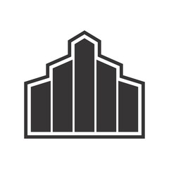 Building Logo. Tower Icon. Architecture symbol. Vector eps 08.