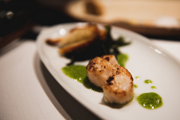 Nicely Plated Scallops