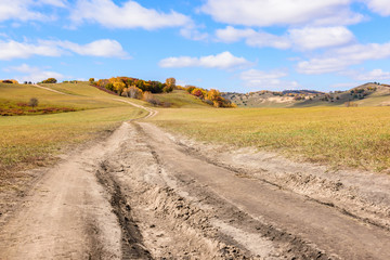 Inner Mongolia grassland in China