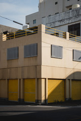 Small Yellow Building In City