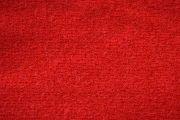 Red textiles Wool. Acrylic