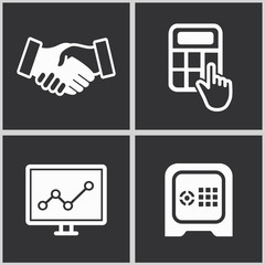 Vector investments money icon.