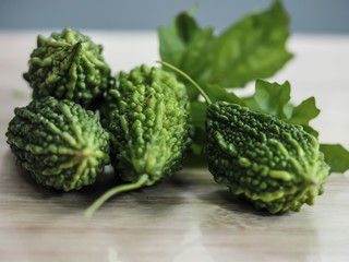 balsam apple, balsam pear, bitter cucumber, bitter gourd, bitter melon