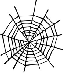 Obraz premium Illustration of spider web