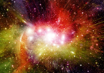 Fototapeta premium galaxy in a free space