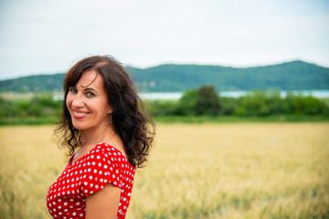 Fototapeta premium Paya | Red Dress | Balaton