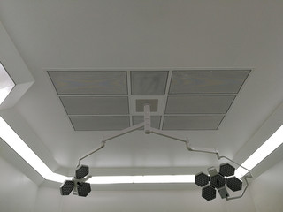 Close up of HEPA Filter - Supply Air in Operating Room