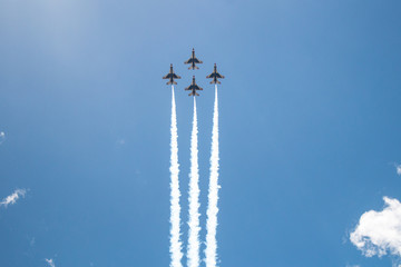 planes in formation