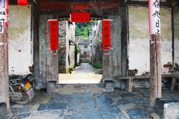 acient architecture of guangxi province ,china