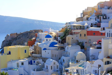 Oia Grecia Santorini panorama