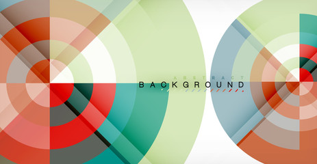 Obraz premium Vector circle abstract background