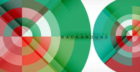 Obraz premium Vector circle abstract background