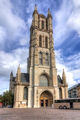 Fototapeta na wymiar Saint Bavo Cathedral, Gent, Belgium
