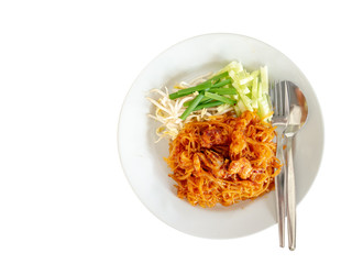 Stir Fried Rice Noodle with Crab Meat