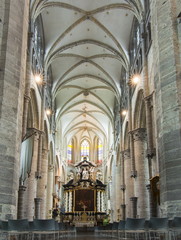 Interior of Saint Bavo's Cathedral, Gent, Belgium
