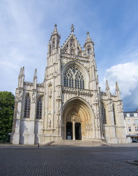 Notre Dame du Sablon church in Brussels, Belgium