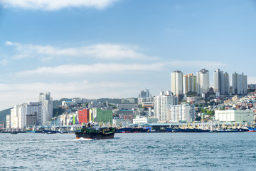 Scenic view of Busan in South Korea